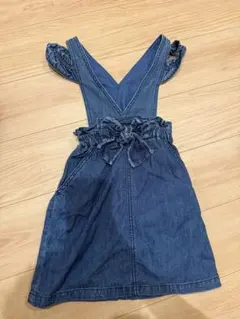 apres les cours デニムジャンバースカート 120cm