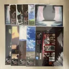 一番くじ　進撃の巨人　地鳴らし H賞 クリアポスター 全種 コンプリートセット