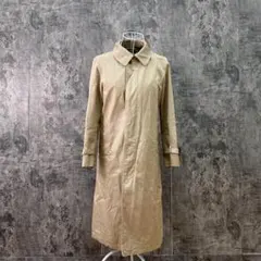 美品◆ビューティー&ユース【S】ステンカラーコート ベージュ/裏地総柄のサムネイル