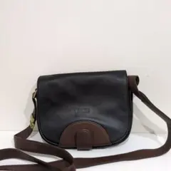 BREE レザー ショルダーバッグ ブラック/ブラウンのサムネイル