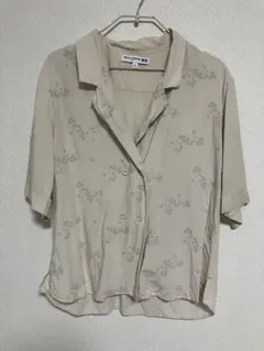 イネス ユニクロコラボ レーヨンオープンカラーブラウス 限定