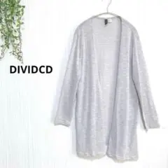 DIVIDCD H&M カーディガン　薄手　冷房対策　羽織り　シンプル　Lのサムネイル