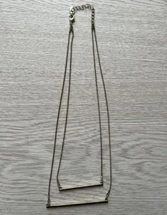 ゴールドバーネックレス