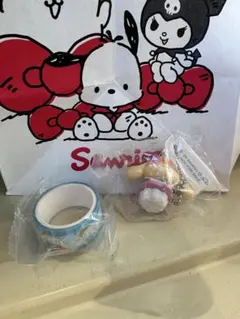 【匿名配送】くら寿司 シナモロール カプチーノ フィギュア　マスキングテープ①