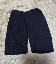 フォーマル寄り ネイビーブルー 半ズボン 130cm
