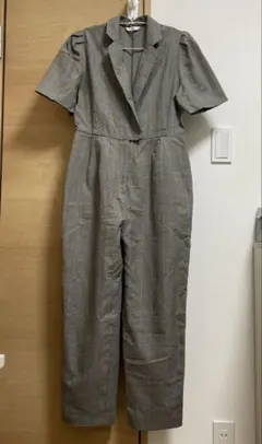 SLY テイラージャンプスーツ　チェック柄　サイズ2