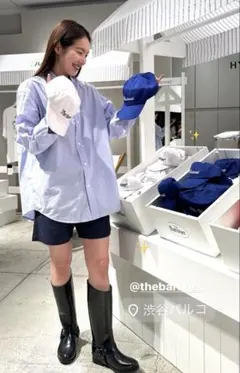 ※有原みゆきさん着用　The Barnnet ストライプ 長袖シャツ