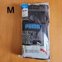 M　PUMA　メンズ　ボクサーブリーフ　プーマ　ボクサーパンツ　メッシュ　前開き