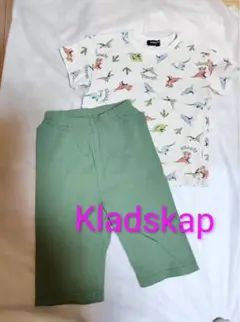 kladskap クレードスコープ 恐竜柄 半袖Tシャツ ハーフパンツ パジャマ