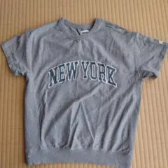 男児　グレー半袖Tシャツ140cm