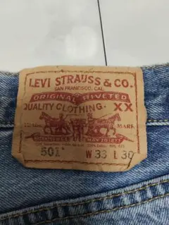 LEVI'S 501 ダメージデニム W33 L30 ⑬