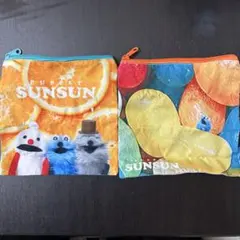 パペットスンスン バラエティーコレクション スクエアポーチ