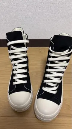 RICK OWENS ハイカット スニーカー ラモーンズ DRKSHDW似