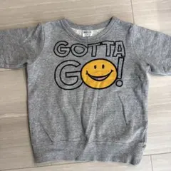 BREEZE トレーナー GOTTA GO! グレー 120cmのサムネイル