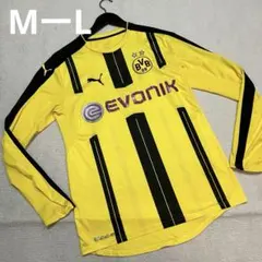 【M〜L】ドルトムント　長袖ユニフォーム　ゲームシャツ　ドイツ　プーマ　香川真司