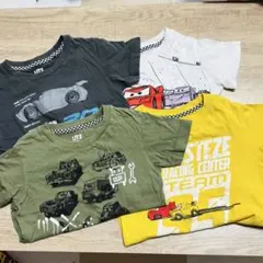 【1枚訳あり】　ユニクロ　カーズ　半袖Tシャツ 4枚セット100cm