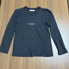 INGEBORG ブラック　ロンT Tシャツ　綿100% ヴィンテージ