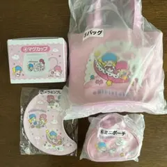 サンリオ　キキララくじ　景品　４点