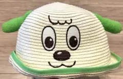 【本日限定大特価値下！良品！】ワンワンとうーたん ベビー帽子 麦わら風
