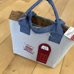 新品　ネコザワ仕切りトートバッグ　クスグルジャパン　ネコ　猫　ねこ