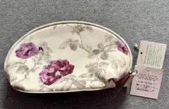 ローラアシュレイ　ポーチ　花柄　タグ付