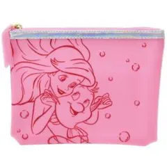 新品　Disney アリエル　フラットポーチ