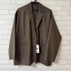 moment＋　ブラウンジャケット　オフィスカジュアル