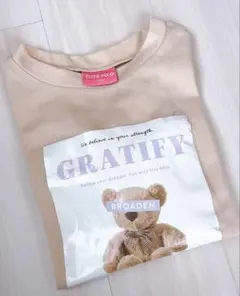 キッズ 薄手 カットソー トレーナー ロンT 140㎝