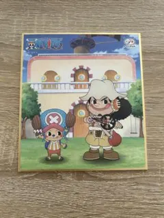 ONE PIECE ウソップ チョッパー ペコちゃん 色紙