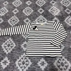 petit main ミッキーマウス 長袖カットソー 110