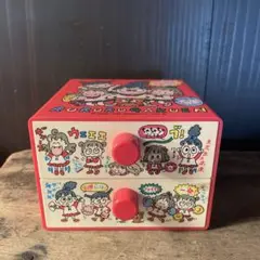 サンリオ るるる学園 2段チェスト 小物 収納 ボックス レトロ