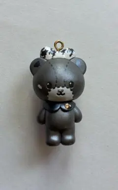 ハローキティ　モノクロガーリーシークレットマスコットチャーム