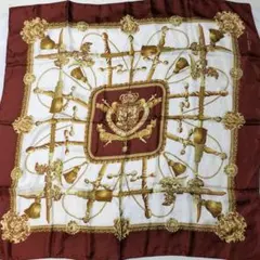 Christian Garets シルク100%スカーフ