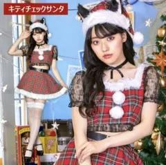 ❤️サマーセール　サンタコス　クリアストーン　ミミノエル　チェック　猫耳　大人気のサムネイル