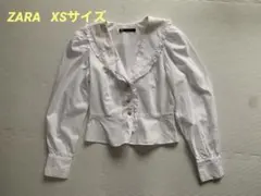 ZARA ビックカラー　ブラウス　XS