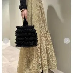 リリーブラウン チュールバケットバッグ