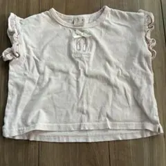 プティマイン＊可愛いバレーシューズ刺繍Tシャツ