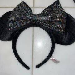 Disney ディズニー　カチューシャ　スパンコールリボン（ミニー）