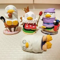 【4点セット】 銀魂 エリザベス フィギュア ぷちキャランド お茶友 桂 ヅラ