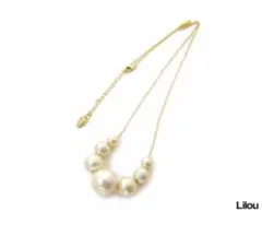 SEVEN PEARL NECKLACE / パールネックレス Lilou リル