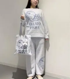 ジェラートピケ　ジェラピケ　ドラえもん　ルームウェア上下セット