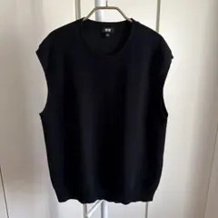 【美品】UNIQLO ブラック ノースリーブベスト M