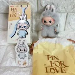 正規品 ラブブ PIN FOR LOVE ぬいぐるみ イニシャル 【C】