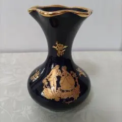 フランス　ヴィンテージ Limoges ミニチュア　クリーマー& 水差し ミニチュア3点セット)フランス アンティーク リモージュ 金彩