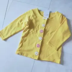 anyFAM エニィファム 90 カーディガン 長袖 イエロー キッズ