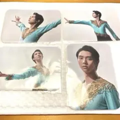 羽生結弦　カードケース　カードファイル　４枚セット　YUZURU HANYUU