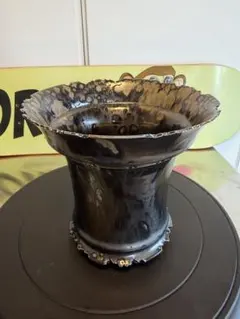 182、真鍮製のキャベツの葉の台座　花のコンポート 182、真鍮製のキャベツの葉の台座 花のコンポート - メルカリ
