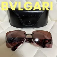 BVLGARI ブルガリ リムレス シールド サングラスパープル Y2K 希少