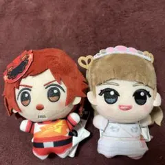 赤髪と金髪のぬいぐるみセット