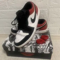 Nike Air Jordan 1 Low ホワイト/ブラック/レッド